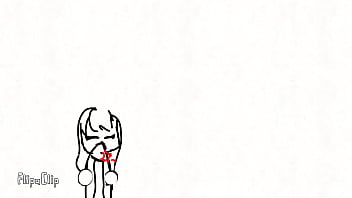 Chica animada se divierte al encontrarse con una gran p0ll4