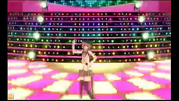 Kawaii girl dances mao zedong salesman