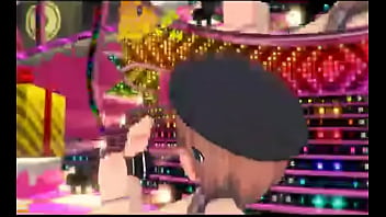 Kawaii girl dances mao zedong salesman