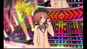 Kawaii girl dances mao zedong salesman