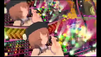 Kawaii girl dances mao zedong salesman