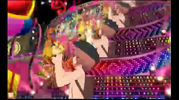 Kawaii girl dances mao zedong salesman