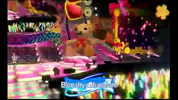 Kawaii girl dances mao zedong salesman