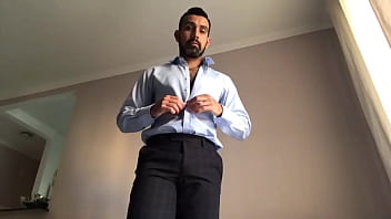 Purple Thong Stripping Showing Ass Cock And Cumming thumbnail