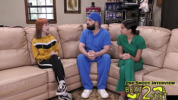 Foot casting couch ditria rose