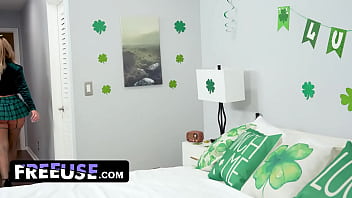 Lucky lustful leprechaun lady