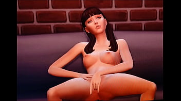 Honey rubs her sweet pussy