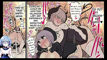 Handsome futanari monster lady dick vs good looker lovin' novice magical girl