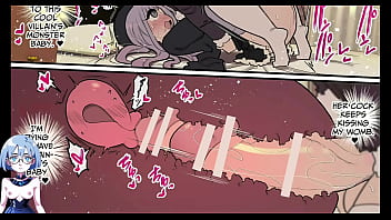 Handsome futanari monster lady dick vs good looker lovin' novice magical girl