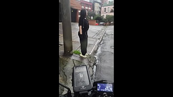 Carrying an order i meet this strange and pretty girl