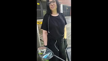 Carrying an order i meet this strange and pretty girl