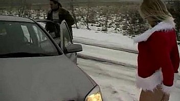 Jane fucked under the snow