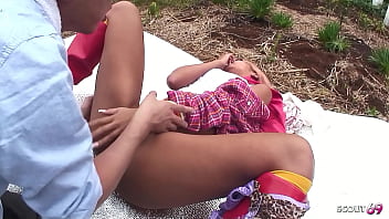Freaky tanned japanese small tits teen seduce to risky outdoor creampie sex by stranger in uncensored jav porn Freaky tanned japanese small tits teen seduce to risky outdoor creampie sex by stranger in uncensored jav porn
