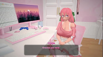 Un beso que conduce a la pasion entre mi compañera de cuarto y yo meltwish valley