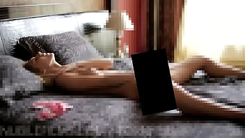 Censored teen masturbates