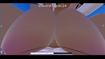 She's having a best time on beach~