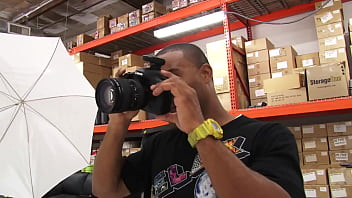 Black couple has sex on couch