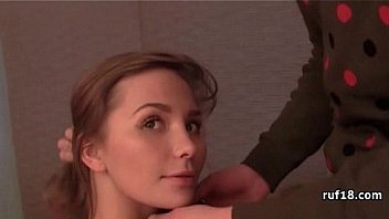 Kinky teen shows off her tight pussy