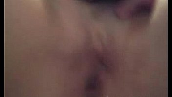 Brunette big tits rubs clit on webcam big ass