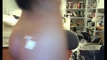 Brunette big tits rubs clit on webcam big ass