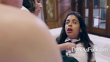 Nerdy virgin teen bullied by step siblinngs