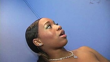 Gloryhole ebony girl booty shake and suck 11