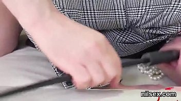 Insane fuckslut gets her fuckholes opened and properly banged