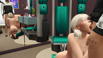 I couldn't resist and fucked my girlfriend right on the exercise machine amateur