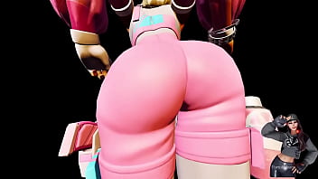 Ayla winn pink style dancing with a big butt