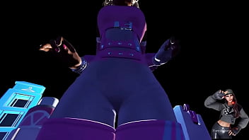 Ayla winn pink style dancing with a big butt