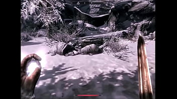 Two busty sexy bi sexual females wander the lands looking for hot erotic adventures