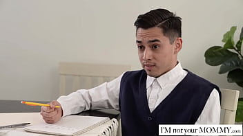 Ava stone "not your mommy" sucks big cock & begs reverse cowgirl creampie