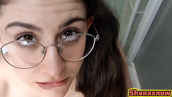 Shanaxnow cheerleader nerdy begging for blowjob cum in mouth