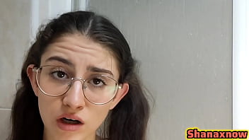 Shanaxnow cheerleader nerdy begging for blowjob cum in mouth