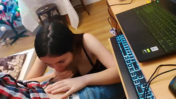 Hot college girl fucks virgin nerd in her bedroom after classes Hot college girl fucks virgin nerd in her bedroom after classes