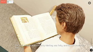 Girlfriend handjob & watching step sis masturbate the spellbook gameplay