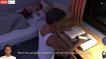 Girlfriend handjob & watching step sis masturbate the spellbook gameplay