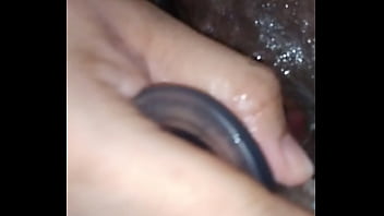Anal play in shower