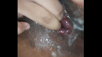 Anal play in shower