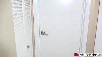 Cutie hot alex blake sucking a huge meaty cock