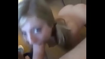 Cute blonde sucking big dick Cute blonde sucking big dick