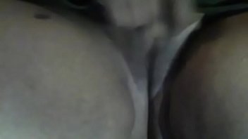 Horny ebony teen playing with her pulsating wet pussy until she cums hard