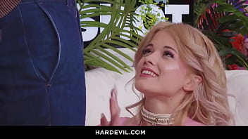 Petite blonde stunner nicole nichols stands before dirty director