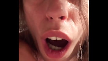 Candie cross' tiny ass looked too good not to ruin pov doggy drills a creamy facial finish