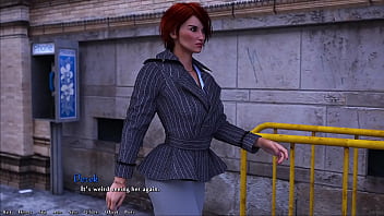 Being a dik #174 busty red head girlfriend does her makeup to get ready for her date night