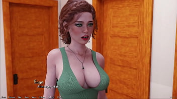 Being a dik #174 busty red head girlfriend does her makeup to get ready for her date night
