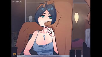 Fast blowjob with time sto cumshot big dick