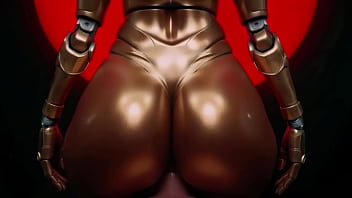 Sultry sex robot gets her ass stretched for science until her holes are filled with cum pov ai