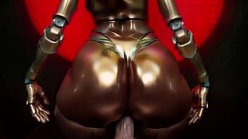 Sultry sex robot gets her ass stretched for science until her holes are filled with cum pov ai