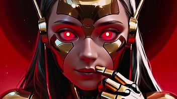 Sultry sex robot gets her ass stretched for science until her holes are filled with cum pov ai